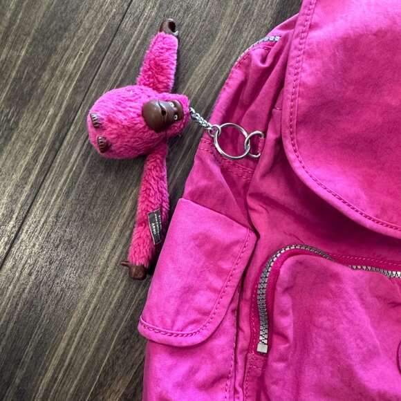 Kipling Fuschia Backpak Kids - Picture 2 of 5